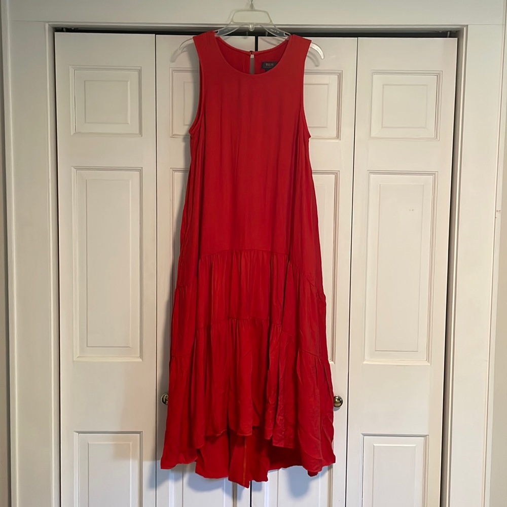 Anthropologie Maeve tiered maxi dress large